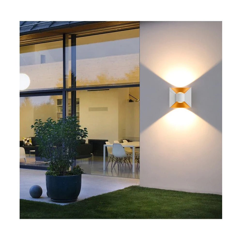 AluGlow Waterproof LED Porch Wall Sconce