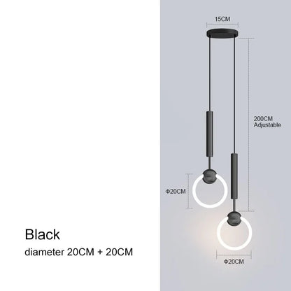 LuxeGlow LED Pendant - Modern Chandelier Elegance