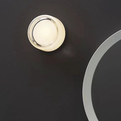 Round Glass LED Wall Sconce