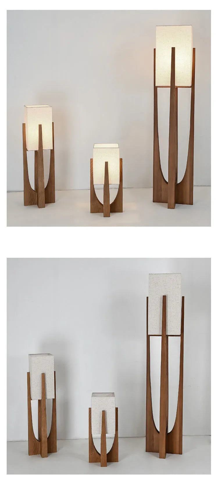 Fairbanks Floor Lamp Wooden Floor Lamp