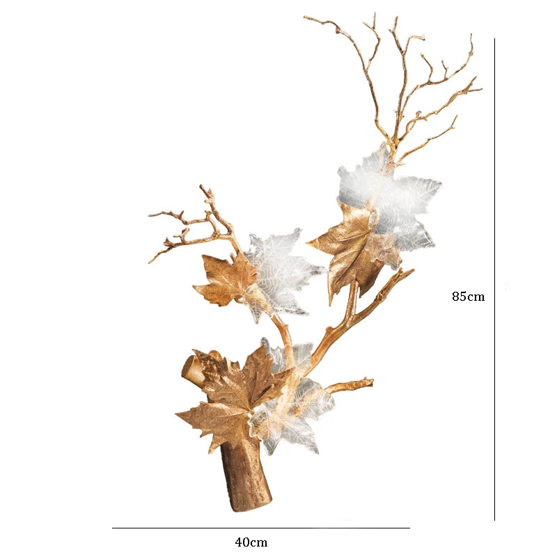 Leafy Glow Wall Sconce