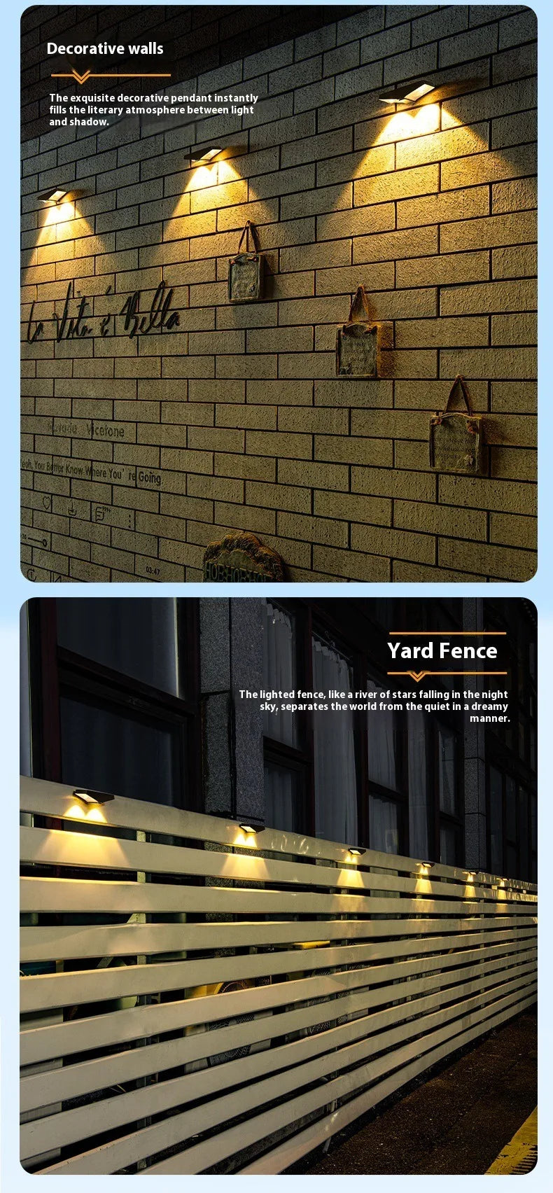 Sunlit Decor Wall Lights