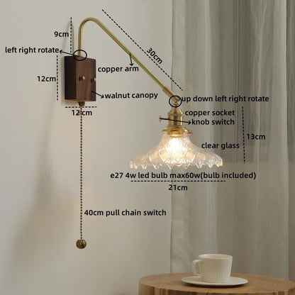 Copper Glow LED Wall Sconce - Modern Home Elegance