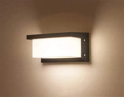 Modern Black LED Outdoor Wall Sconce