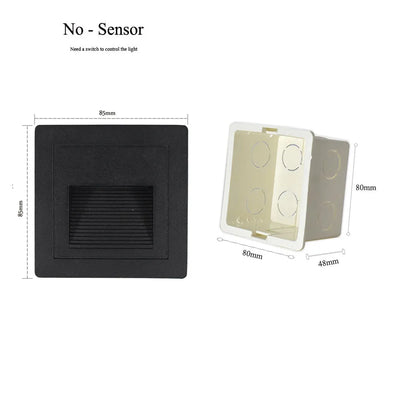 GlowStep 3W LED Waterproof Wall Lamps