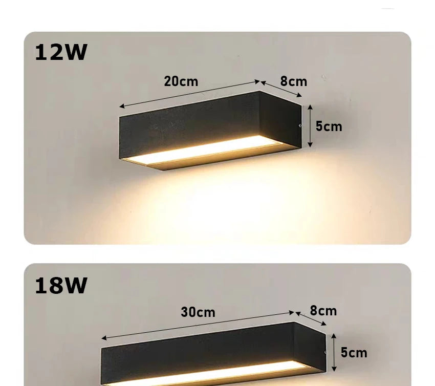 Outdoor LED Wall Lamp - Illuminating Elegance
