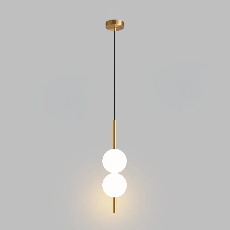 Glass Globe Bedside Pendant