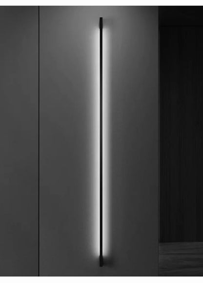 Black Strip Wall Lamp - Modern Bar Shape Lighting