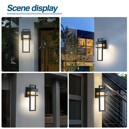 Geometric Outdoor Wall Light