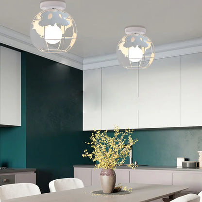Retro Loft LED Ceiling Lamp - Vintage Charm