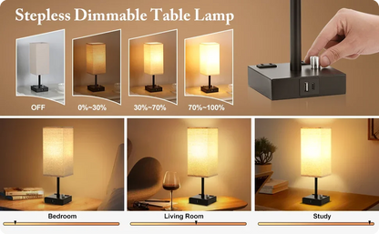 Dimmable USB Desk Lamp with Eye Protection Shade