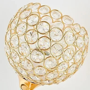 Golden Crystal LED Sconce Wall Light Decor