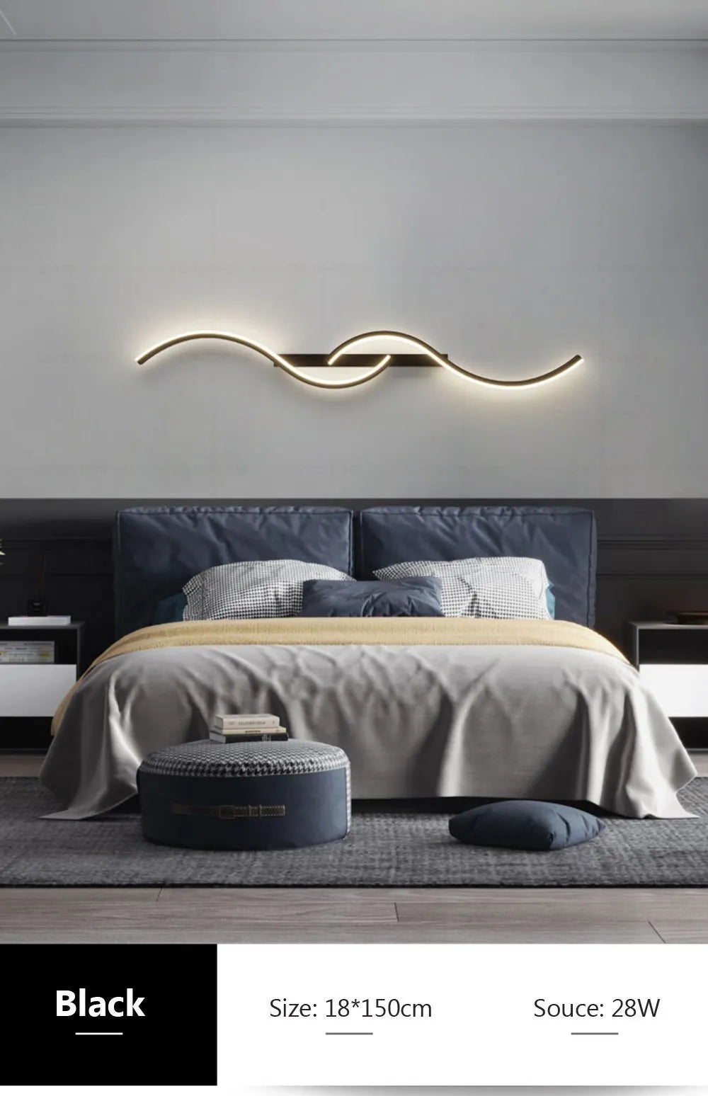 GlowStrip Minimalist LED Wall Sconce