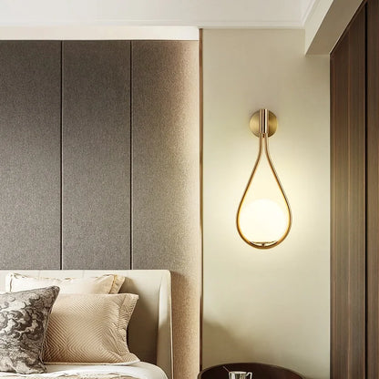 Nordic Glow Plug-In Wall Sconce Light