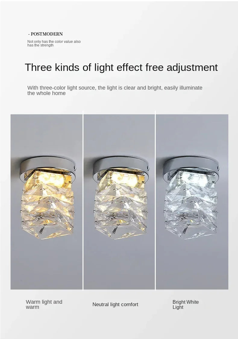 Crystal Round Double Layer Chandelier