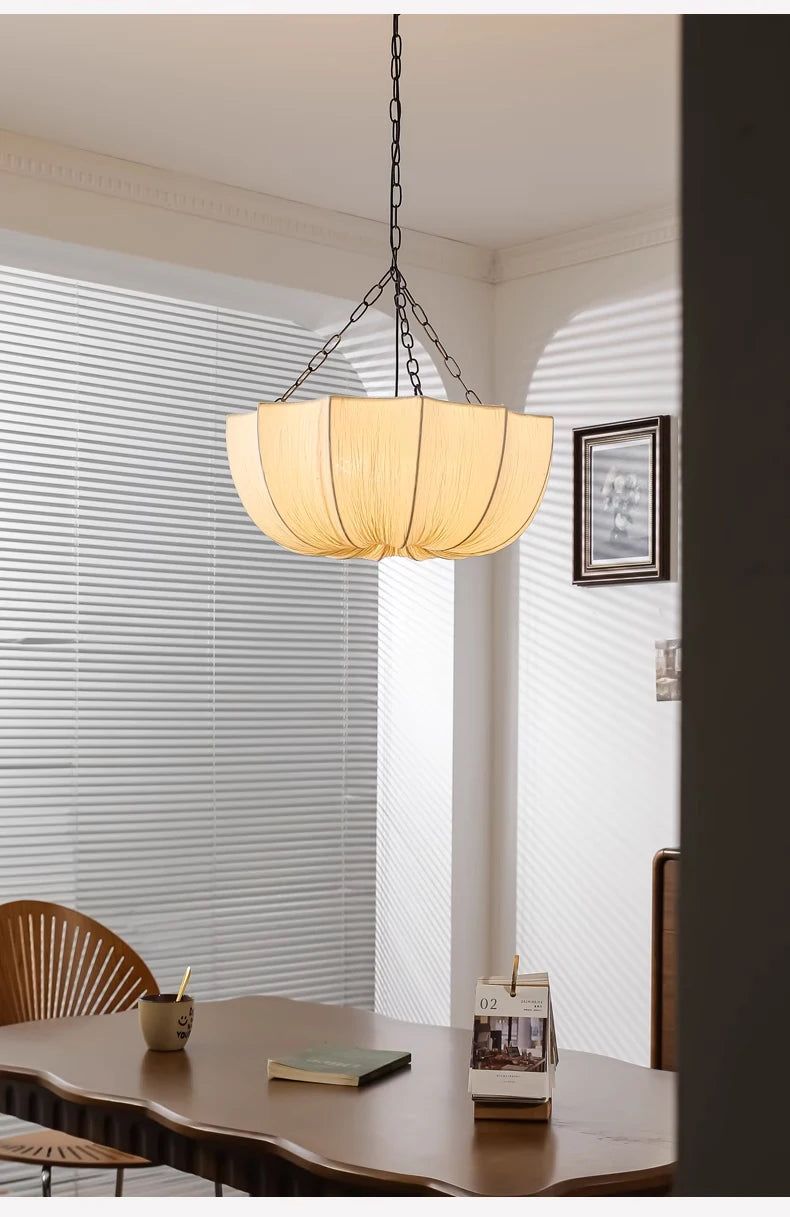Wabi-Sabi Fabric Chandelier