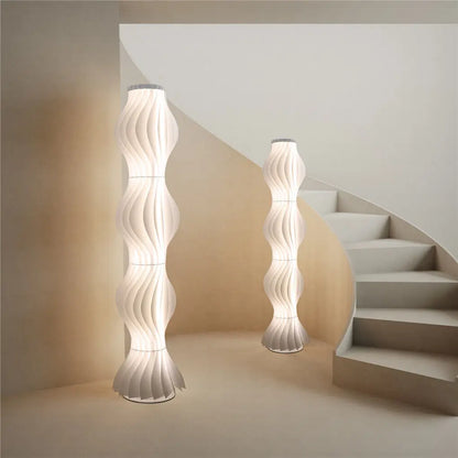 Tall Wave LED Floor Lamp, 170 cm, Dimmable 3-Color