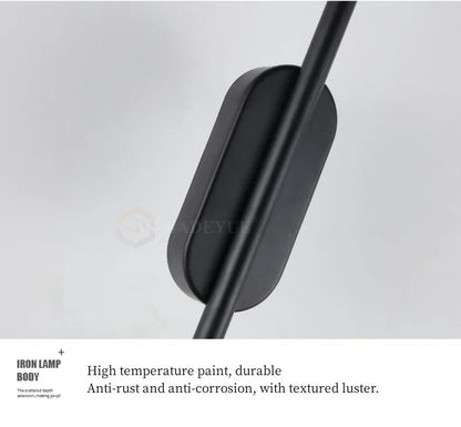 Modern LED Long Wall Lamp Nordic Minimalist Living Room Sofa