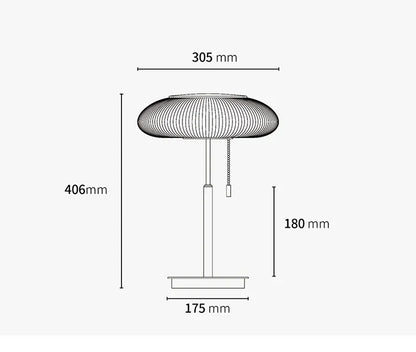 Nordic Glow: Retro White Glass LED Desk Lamp