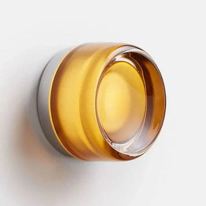 Round Glass LED Wall Sconce