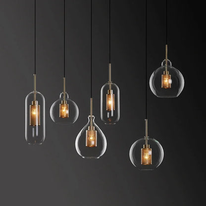 Yellowking Glass Pendant Light