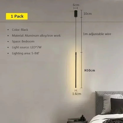 Modern LED Long Pendant Lights for Dining Room