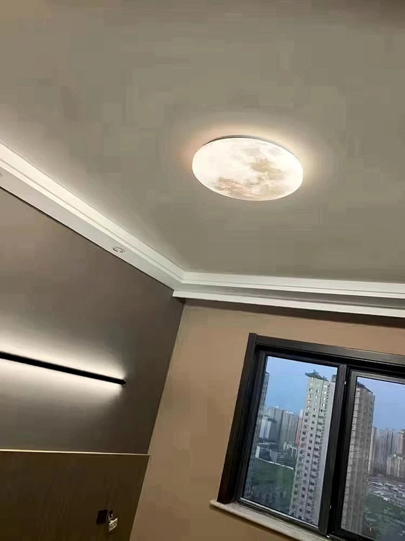 LunarGlow Modern Ceiling Lamp for Stylish Spaces