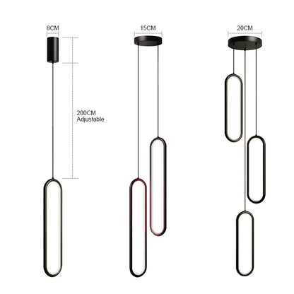LuminaSphere: Modern LED Chandelier Pendant Light