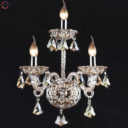 Elegance Crystal Wall Sconce - European Bedroom Light