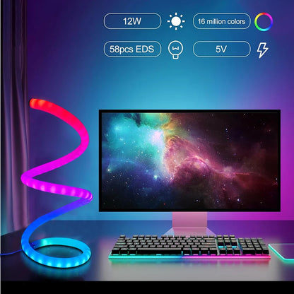 TrioGlow USB Desk Lamp: Mood Magic in Every Hue