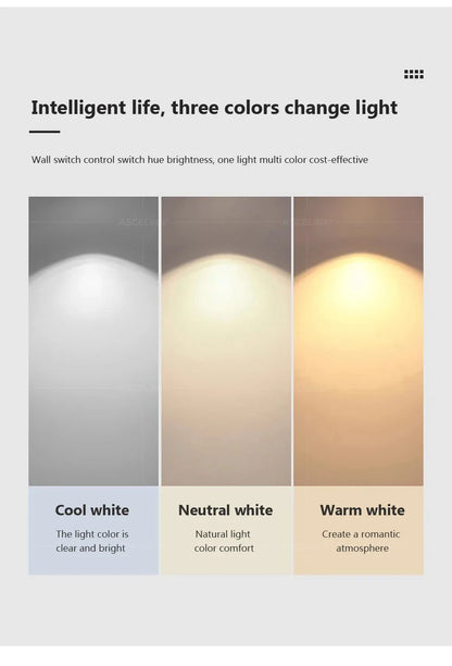 LED Glow Strip Wall Sconce - Modern Home Accent