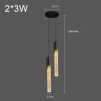 Crystal Rod LED Pendant