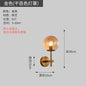 Nordic Glow: Sphere LED Wall Sconce Light