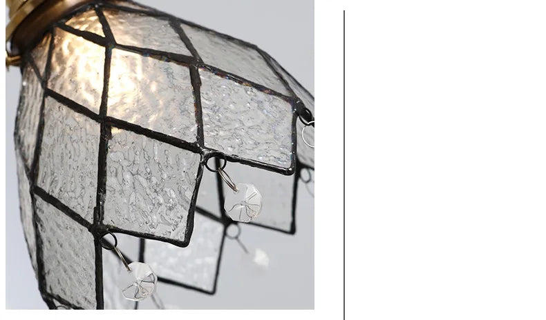 IWHD Nordic Glass LED Pendant Lights Fixtures