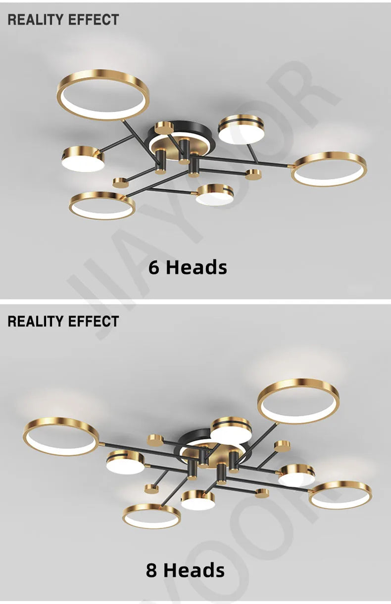 Nordic Luxe LED Pendant Light Fixture