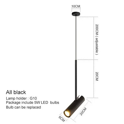 Adjustable Bedside Spot Pendant