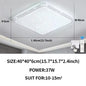 LustreGlow Simple LED Ceiling Chandelier