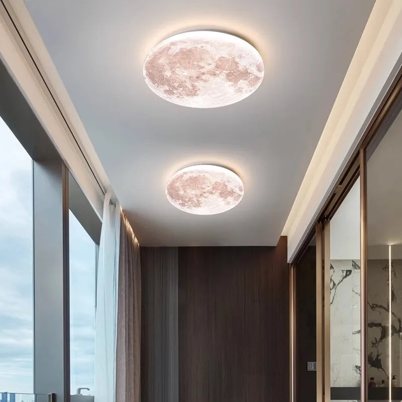 LunarGlow Modern Ceiling Lamp for Stylish Spaces
