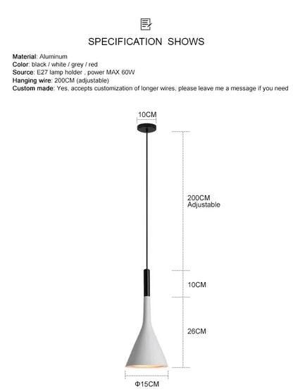 Nordic Glow Hanging Lamp