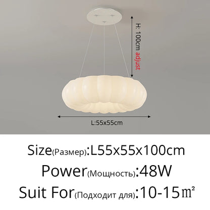 Nordic Glow Round LED Ceiling Lamp for Kids' Rooms