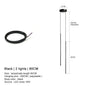 Modern Straight LED Chandelier Hanging Light Fixtures