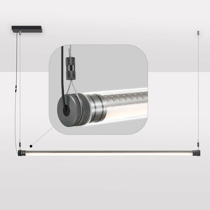 Clear Tube LED Pendant Light