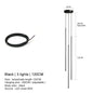Modern Straight LED Chandelier Hanging Light Fixtures