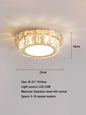 Crystal Round Double Layer Chandelier