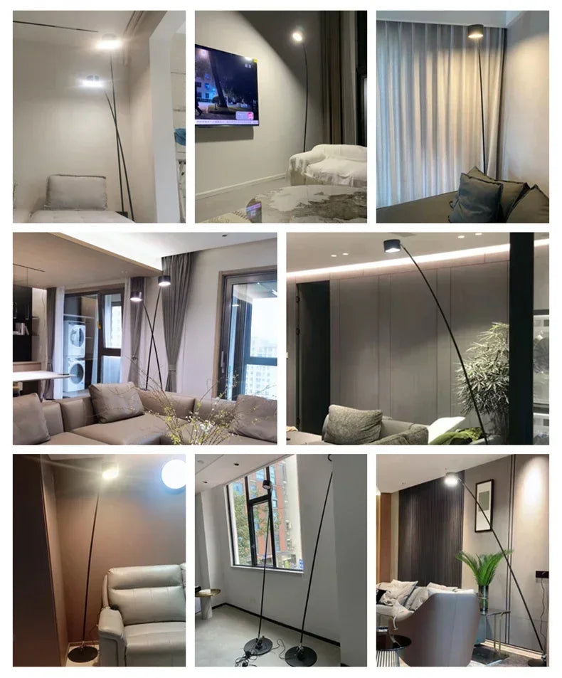 Modern Minimalist Floor Lamp Atmosphere Living Room