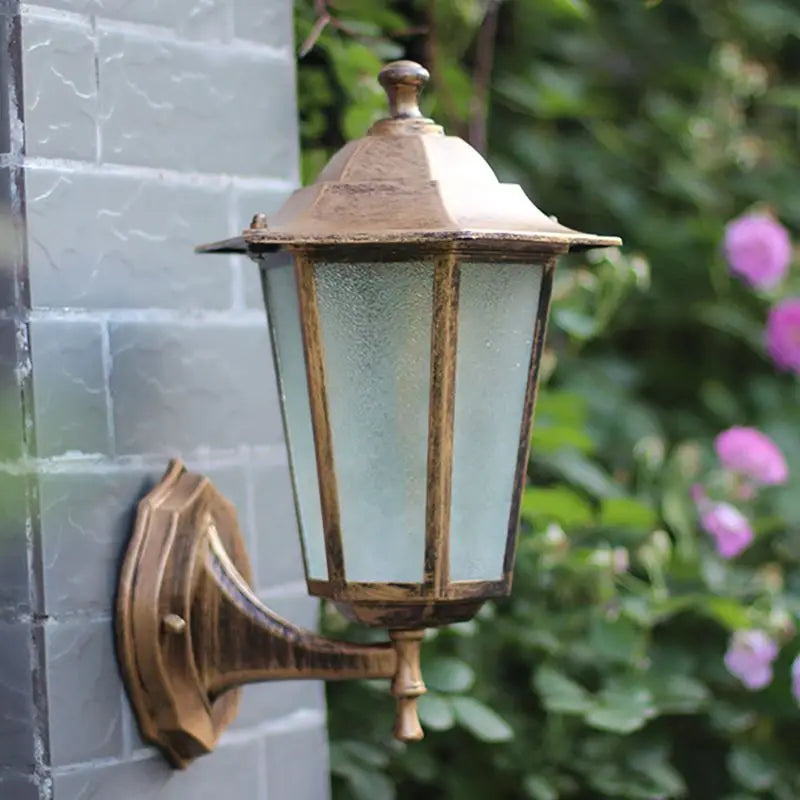 Waterproof Glass Wall Sconce - Outdoor Elegance