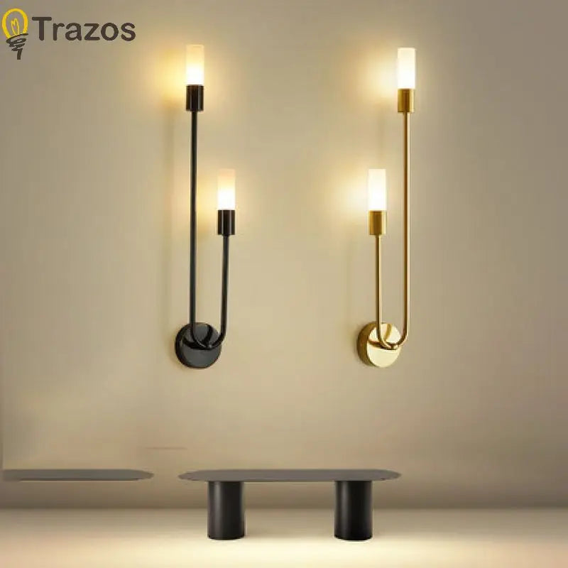 NordicLux Black Gold LED Wall Lamp