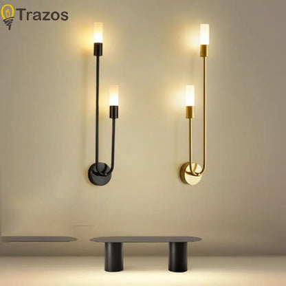 NordicLux Black Gold LED Wall Lamp