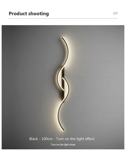 GlowStrip Minimalist LED Wall Sconce