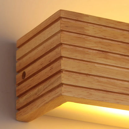 Wooden Glow Sconce for Modern Decor